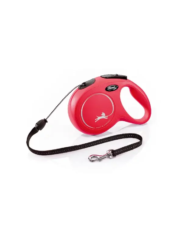 Smycz Automatyczna Flexi New Classic M 8m linka czerwona