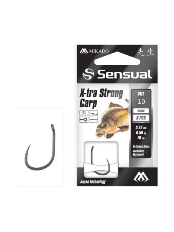 Haczyk z przeponem Sensual X-tra strong Carp nr10