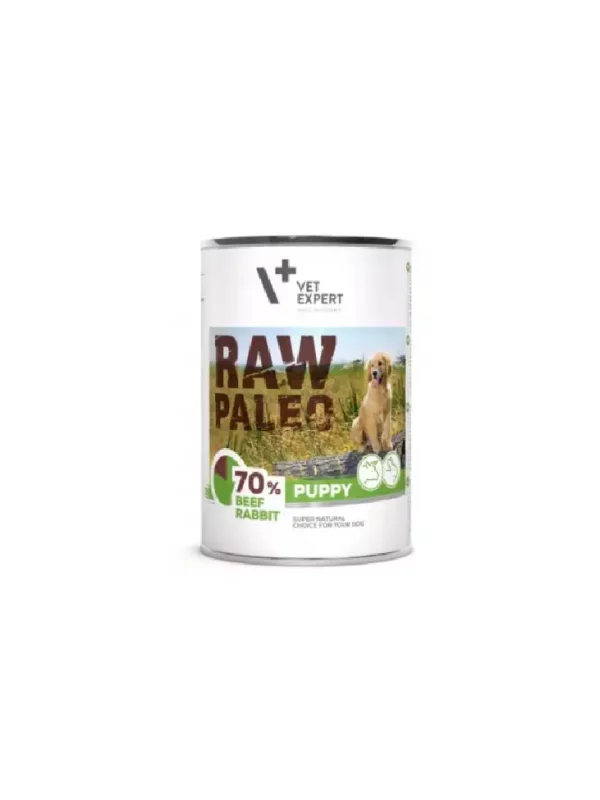 Raw Paleo Beef&Rabbit Puppy Can 400g