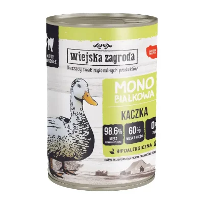 Wiejska Zagroda karma mono białkowa  kaczka 400g