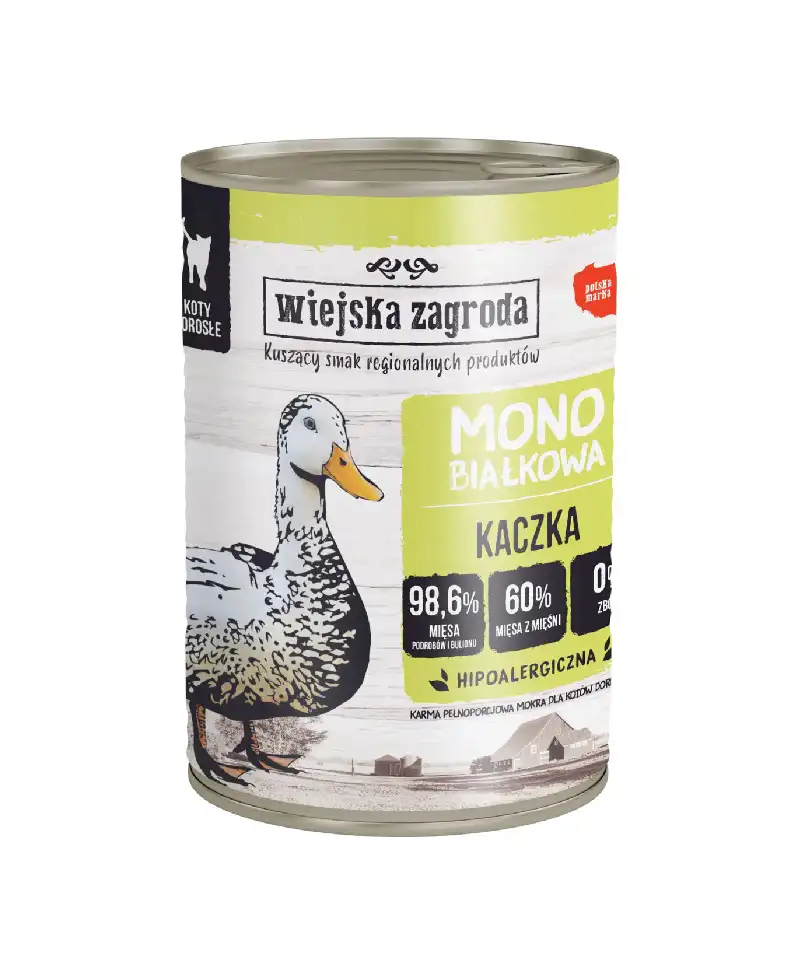 Wiejska Zagroda karma mono białkowa  kaczka 400g