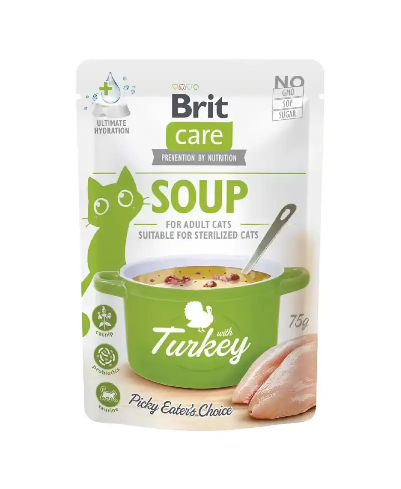 Care Cat Soup With Turkey 75g