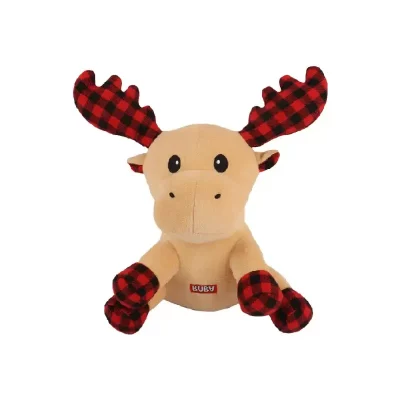 BUBA Zabawka świąteczna Pluszowy Renifer w kratę 23cm