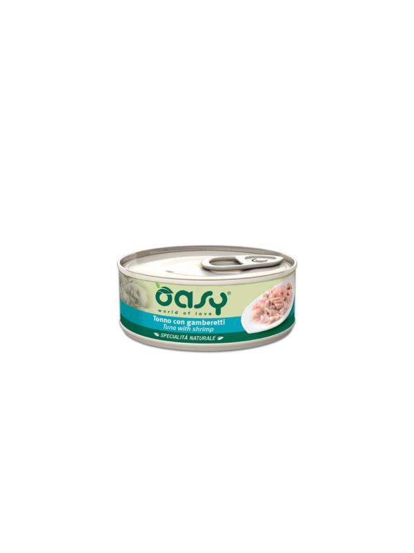 OASY KOT NATURAL PUSZKA- TUŃCZYK Z KREWETKAMI 150G
