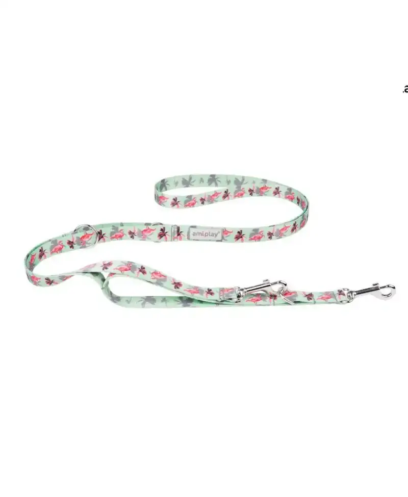 Smycz 7in1 BeHappy M 100-200cm Flamingo