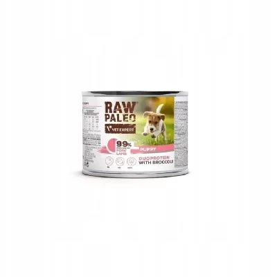RAW PALEO Pork Lamb Puppy karma mokra wieprzowina dla szczeniąt 200g