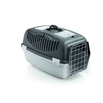 ZOLUX Transporter GULLIVER 3 z metalowymi drzwiczkami szary dla psa i kota