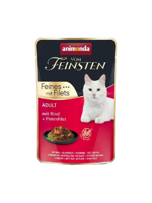 Animonda wołowina filet z indyka 85g kot