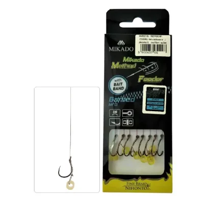 Przepon MF z gumką hak z zadziorem nr6 plecionka