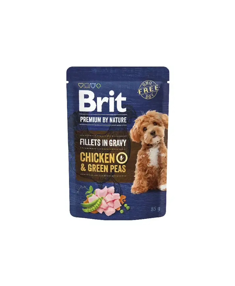 Dog Pouch Fillets Chicken&Green Peas 85g