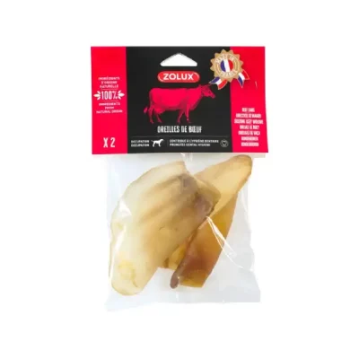 Suszone uszy wołowe x2 40g