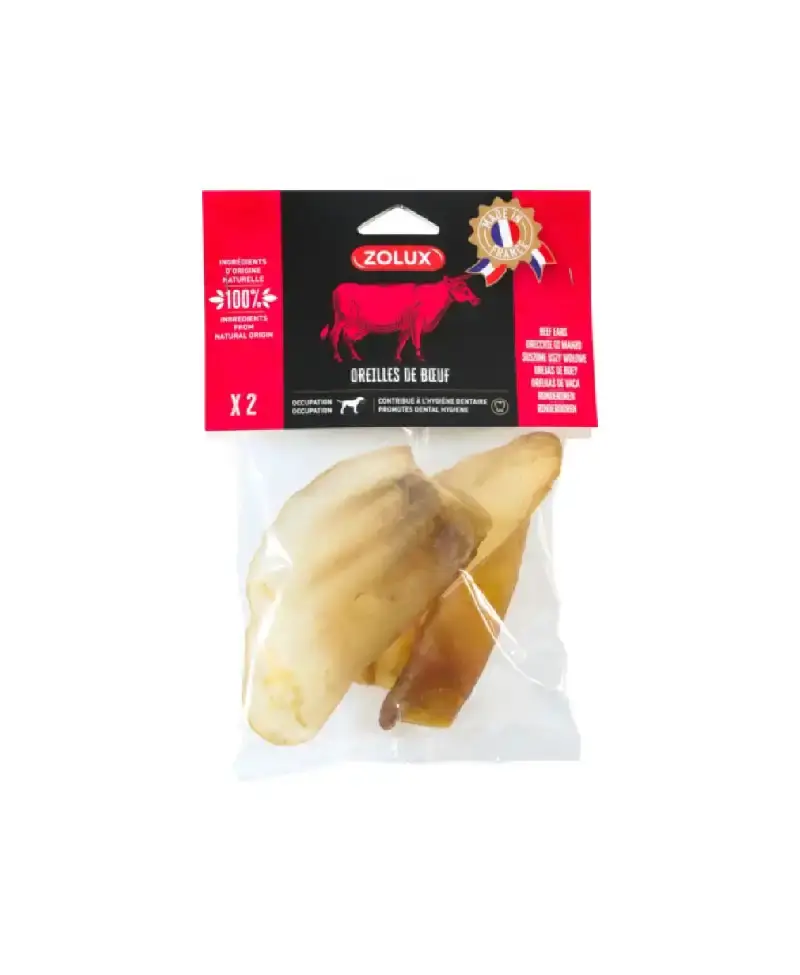 Suszone uszy wołowe x2 40g