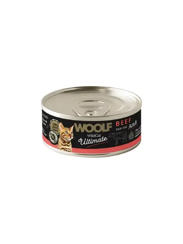 Woolf Wild Cat Ultimate Can Beef Pate 85g