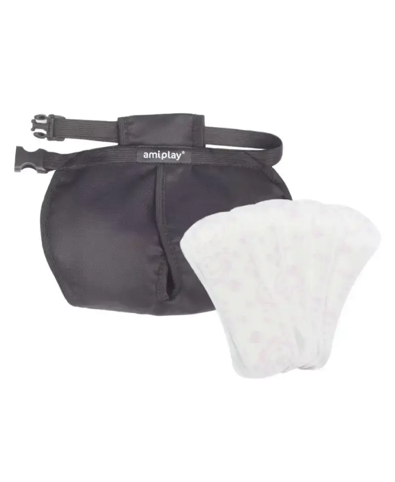 Majtki na cieczkę xs czarne