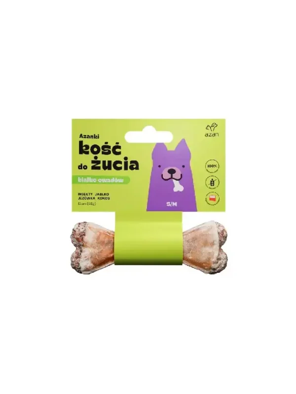 Azanki kość z insektami i kokosem S/M 12cm