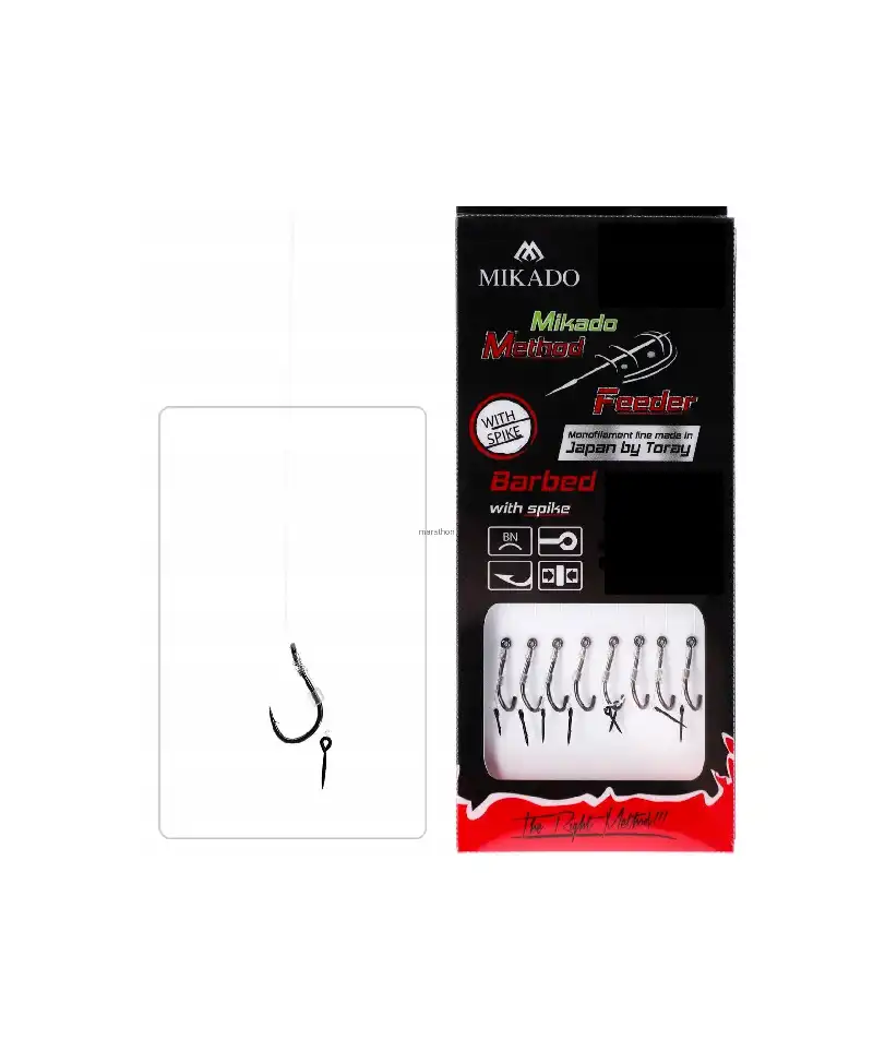 Haczyk do metody 10cm z włosem zadzior h16