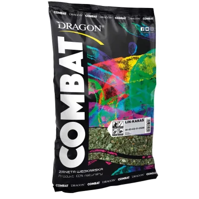 Zanęta Combat lin-karaś owoc-marcepan/ czerwona  1kg