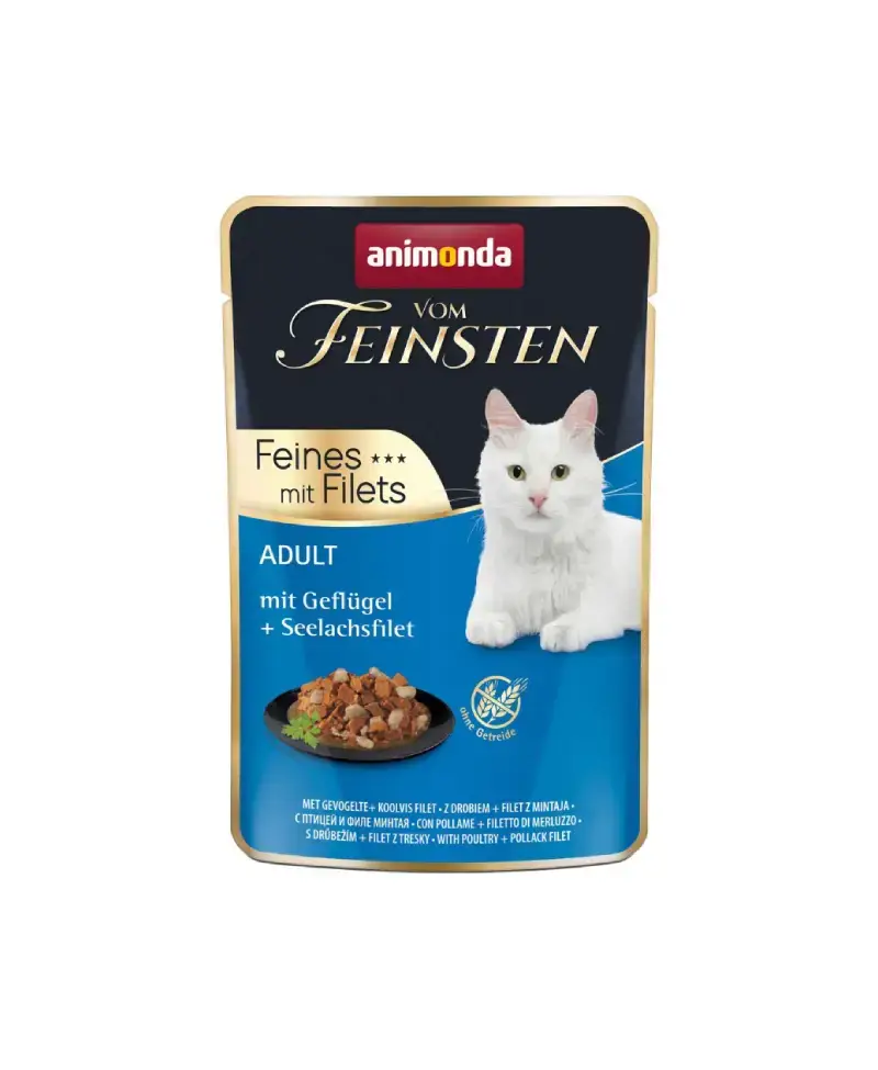 Animonda drób filet z mintaja 85g kot