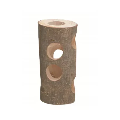 drewniany tunel dla gryzoni 5x15cm