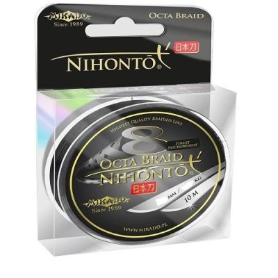 Mikado Plecionka Nihonto OCTA Black 0,26mm/10m 22,60kg
