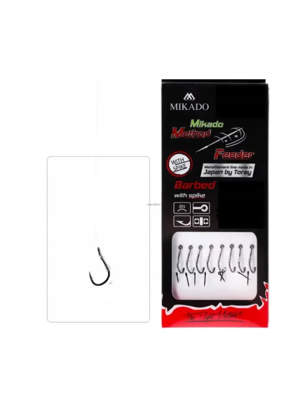 Haczyk do metody 10cm z włosem zadzior h14