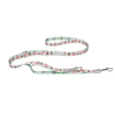 Smycz 7in1 BeHeppy S 100-200cm Flamingo