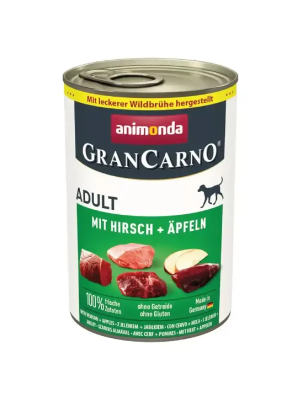 Animonda Gran Carno jeleń jabłko 400g