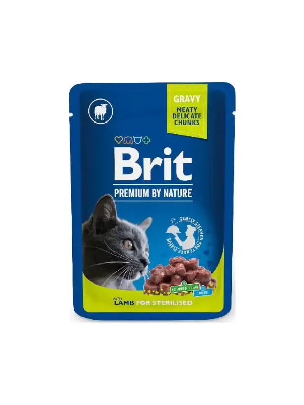 Brit Cat Pouches 100g Lamb