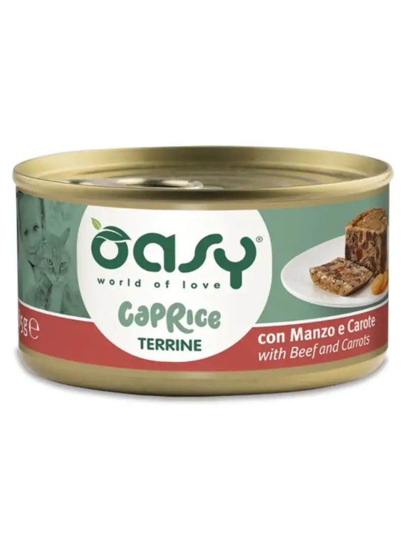 Oasy Caprice Terrine z wołowiną i marchewką 85g