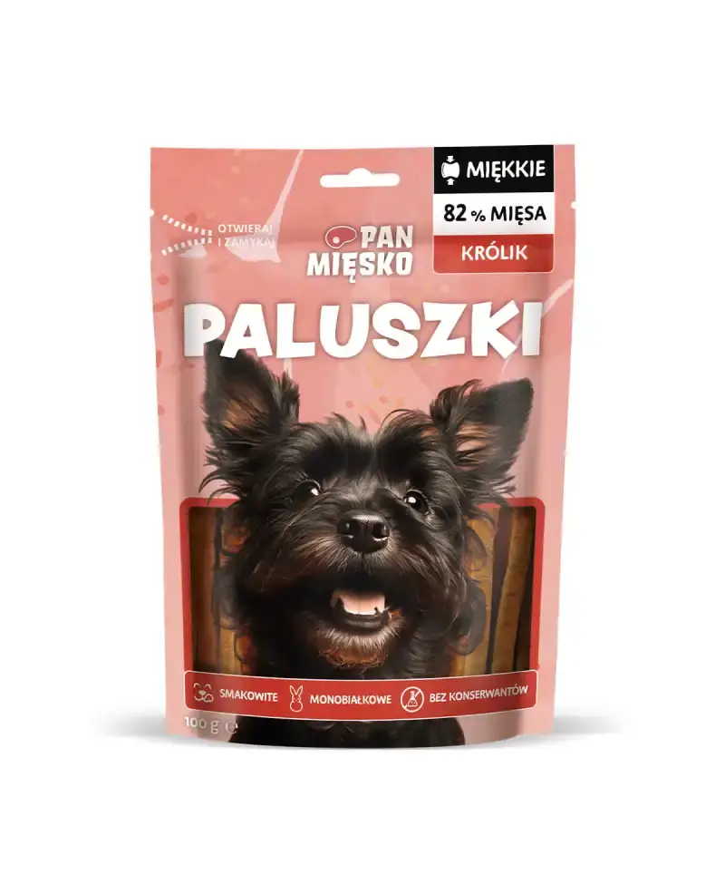Pan Mięsko Paluszki Królik 100g