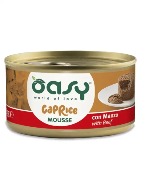 Oasy Caprice Mousse z wołowiną 85g
