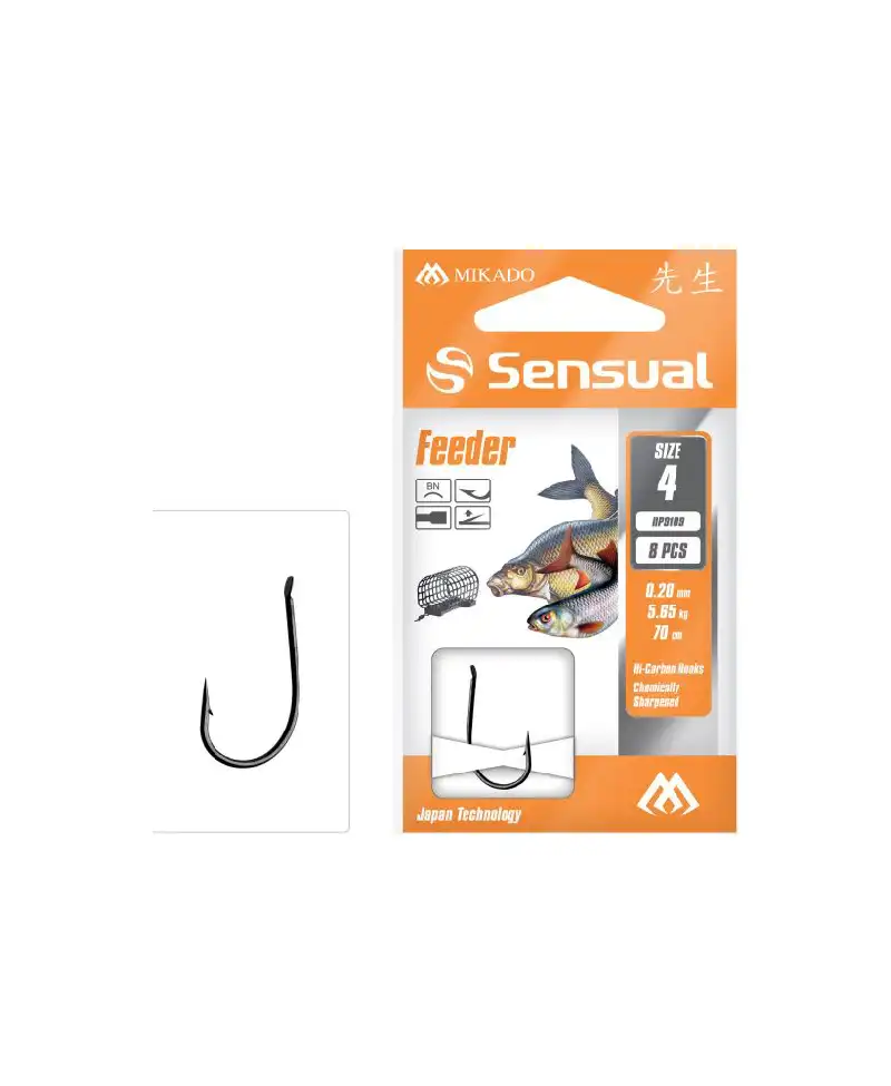 Haczyk z przeponem Sensual Feeder nr4BN
