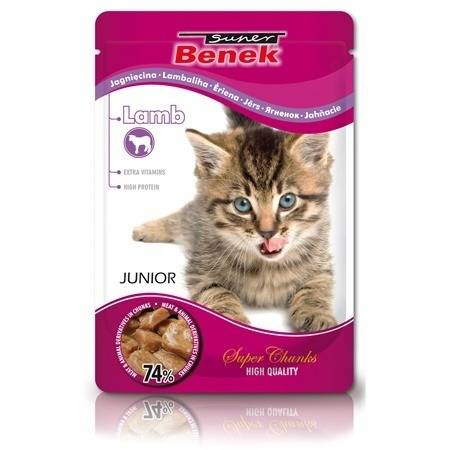 Super Benek saszetka Junior Jagnięcina 100g