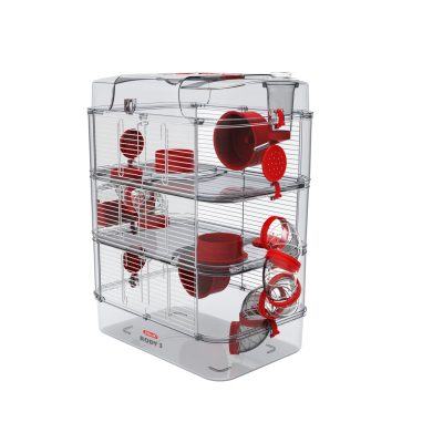 ZOLUX Klatka RODY3 TRIO kol. czerwony