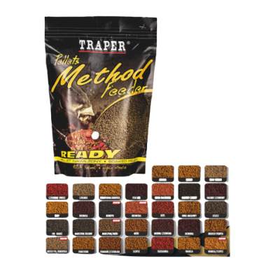 Traper Ready Pellet Method Feeder 2mm Białe Robaki 500g