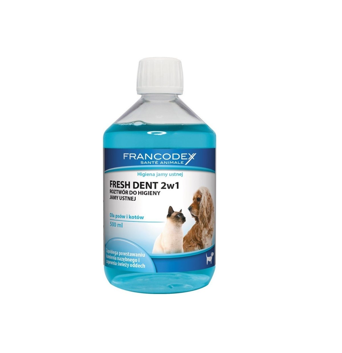 FRANCODEX FRESH DENT 2w1 płyn do higieny jamy ustnej 500ml