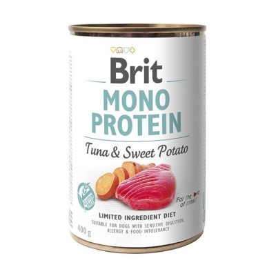 BRIT MONO PROTEIN TUNA & SWEET POTATO 400G