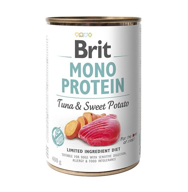 BRIT MONO PROTEIN TUNA & SWEET POTATO 400G