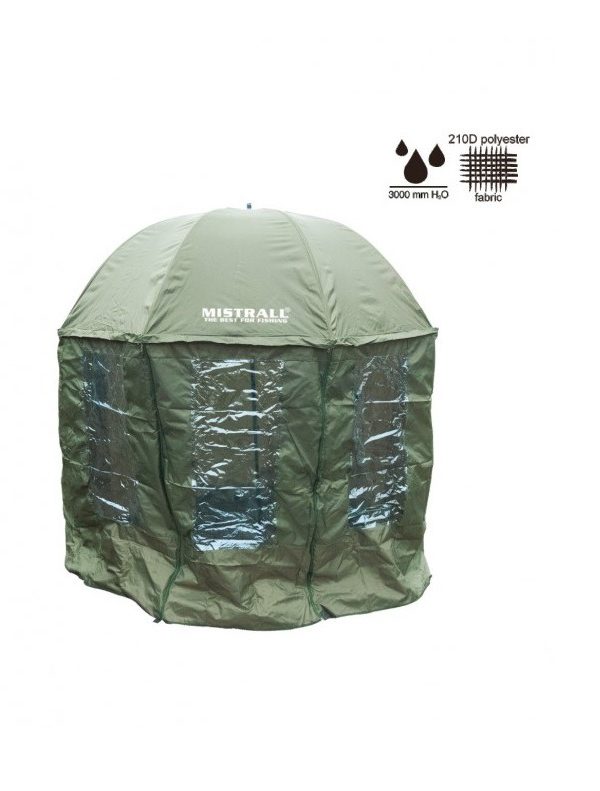 MISTRALL Parasol z osłoną zabudowany
