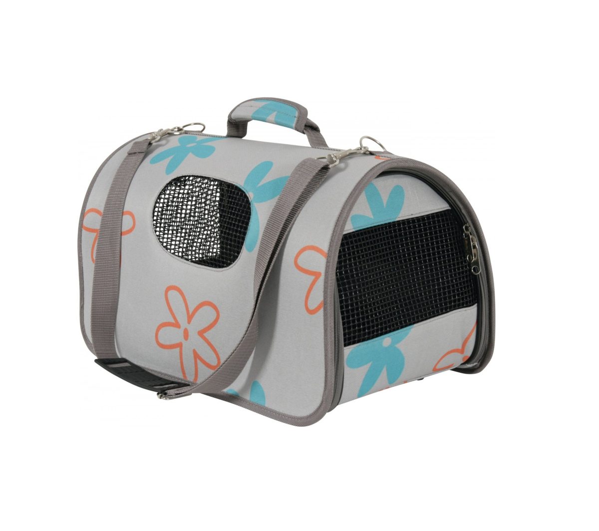 ZOLUX Torba transportowa FLOWER średnia szara