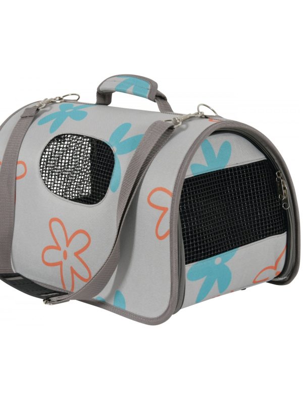 ZOLUX Torba transportowa FLOWER średnia szara
