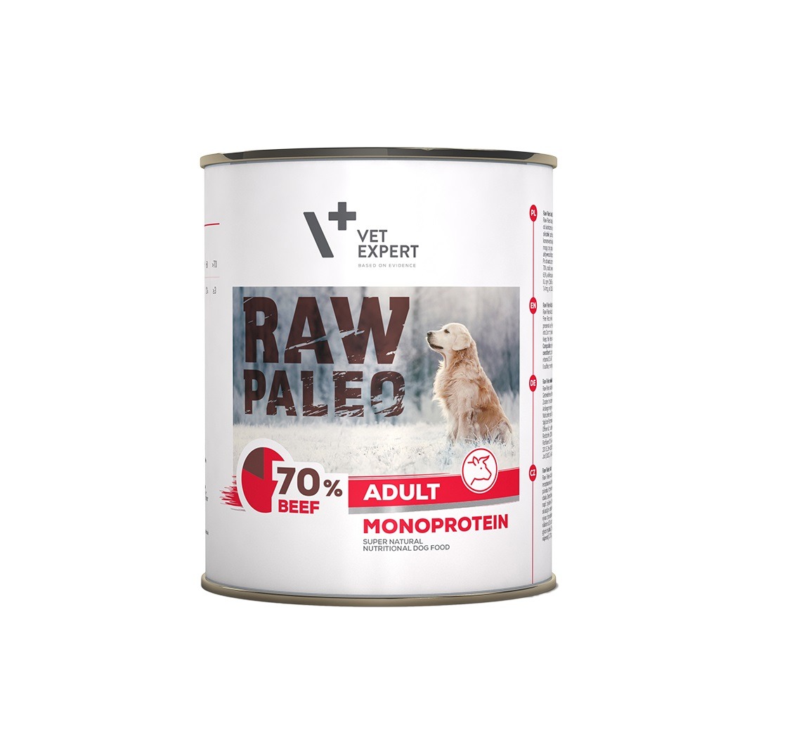 Raw Paleo Monoprotein Adult Wołowina 800g