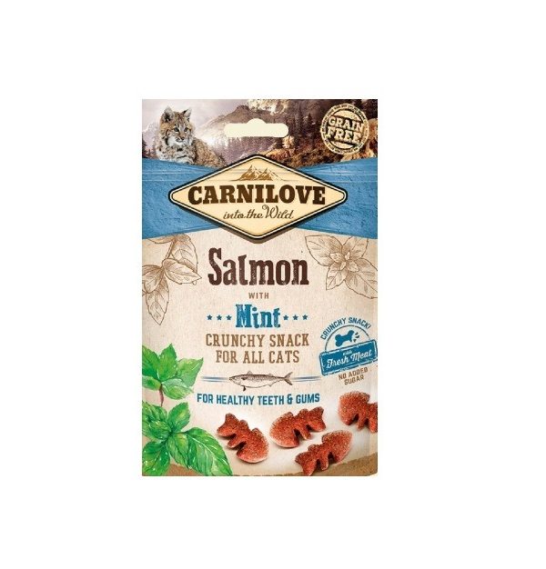 Carnilove przekąska z łososiem dla wszystkich kotów 50g