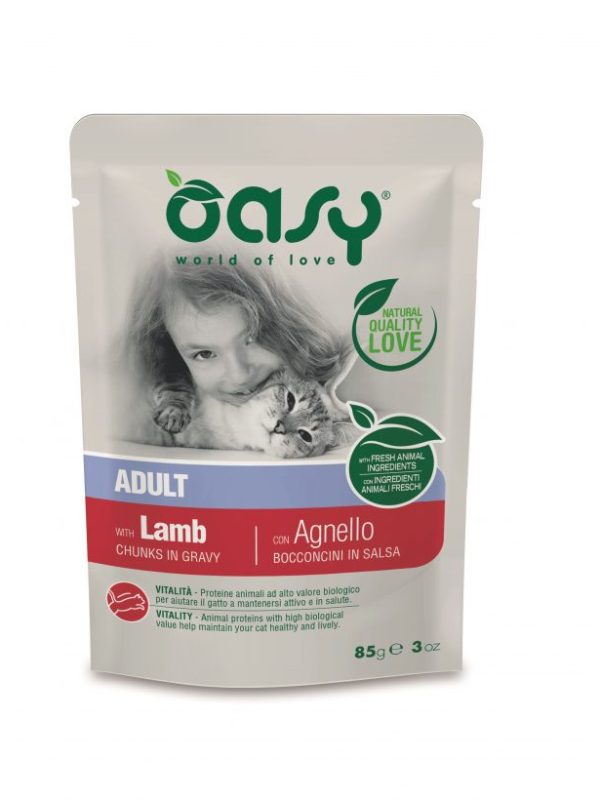 Oasy LifeStage adult jagnięcina 85g