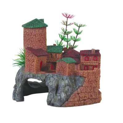ZOLUX Dekoracja średniowieczna wioska 10 cm M