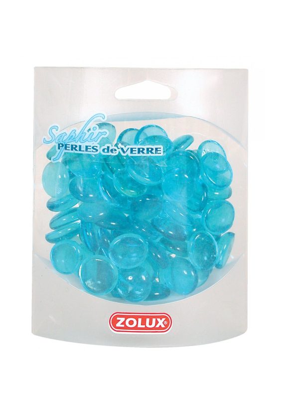 ZOLUX Perełki szklane szafirowe