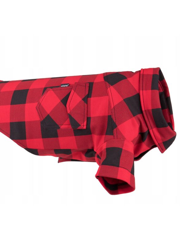 Amiplay Ranger koszula czerwona w kratę 45 cm