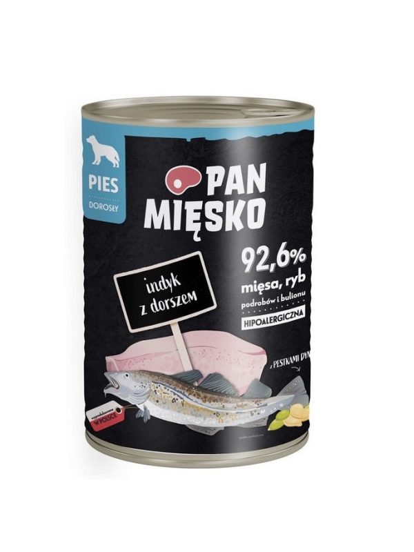 Pan Mięsko Indyk z dorszem 400g