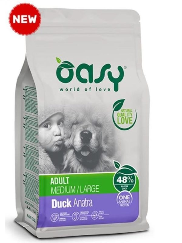 Oasy Adult M&L Duck 2,5kg