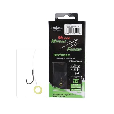 Mikado Przypon MF z gumką nr 16 - 8 szt